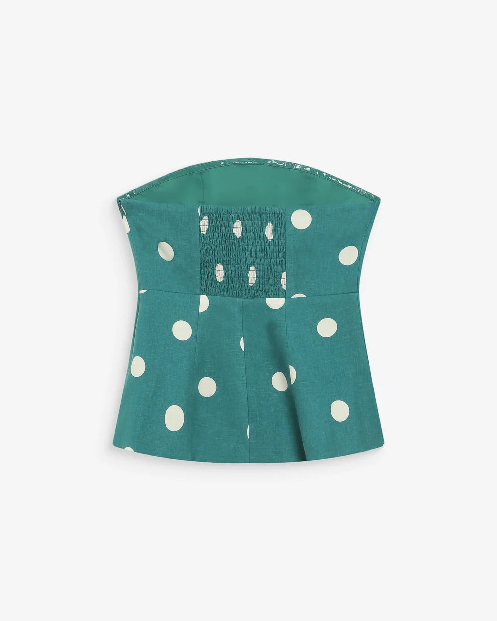 Top Wixie Lunares Verde