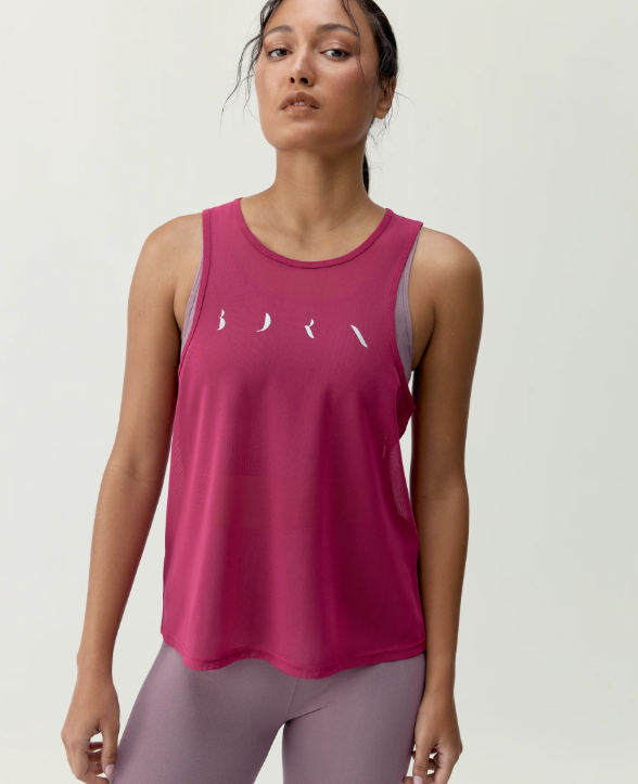 Camiseta Tirantes Bora Ciruela