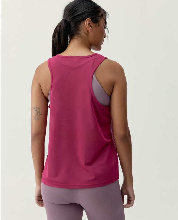 Camiseta Tirantes Bora Ciruela