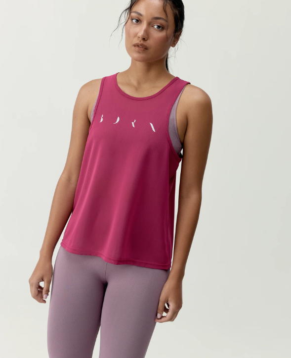 Camiseta Tirantes Bora Ciruela