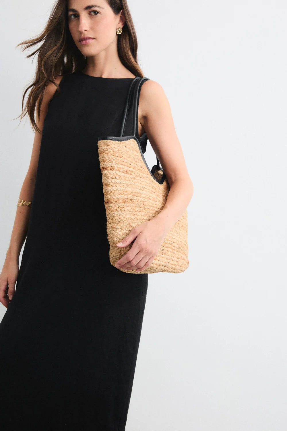 Vestido Lino Aurora Negro