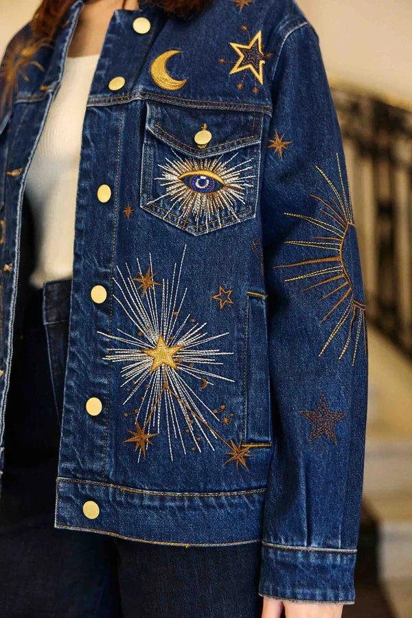 Cazadora Vaquera Estampada