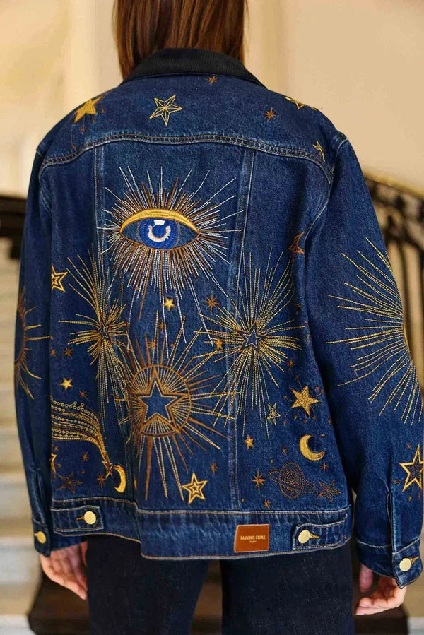 Cazadora Vaquera Estampada