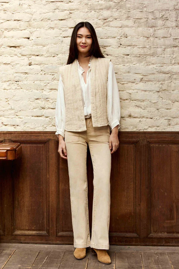 Chaleco Vivie Beige