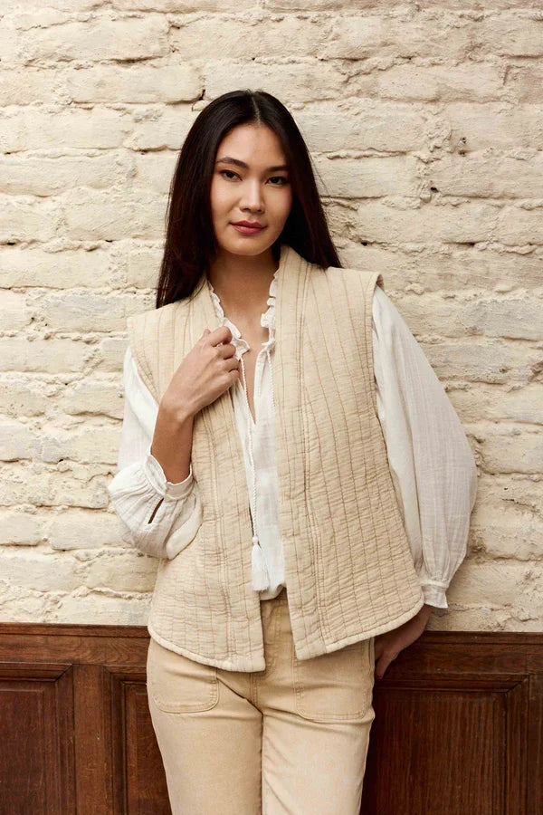Chaleco Vivie Beige