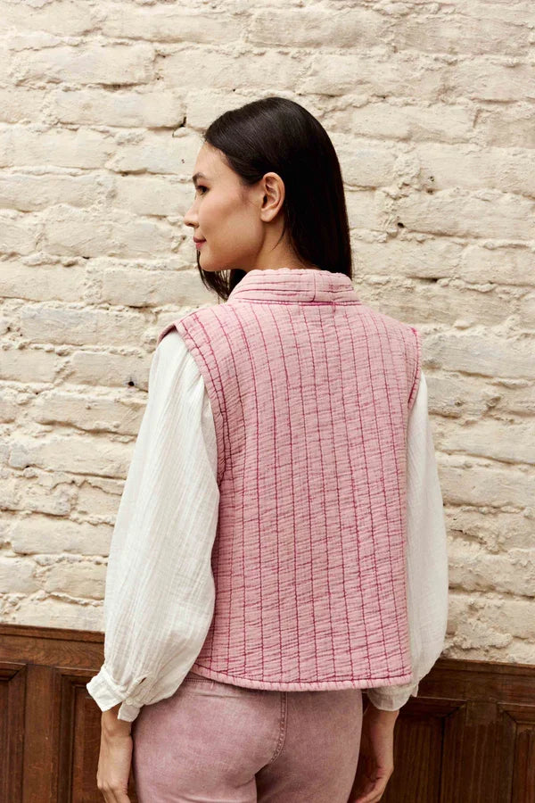 Chaleco Vivie Rosa