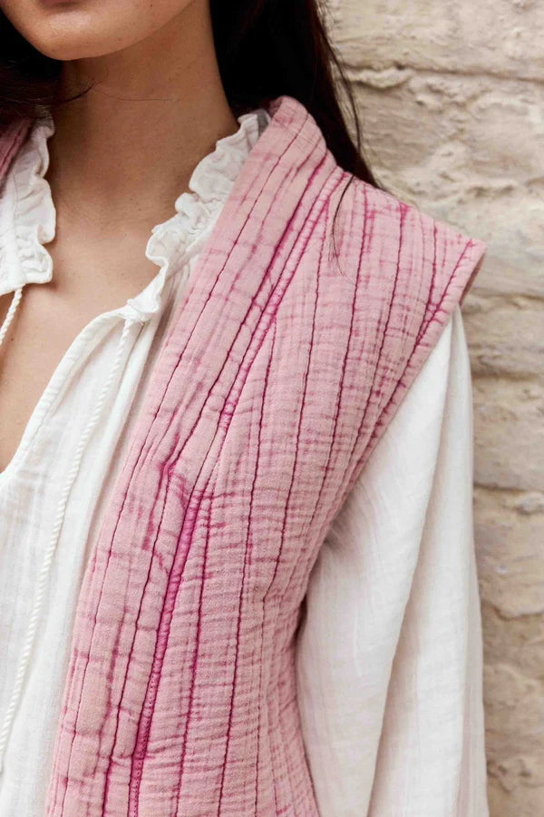 Chaleco Vivie Rosa