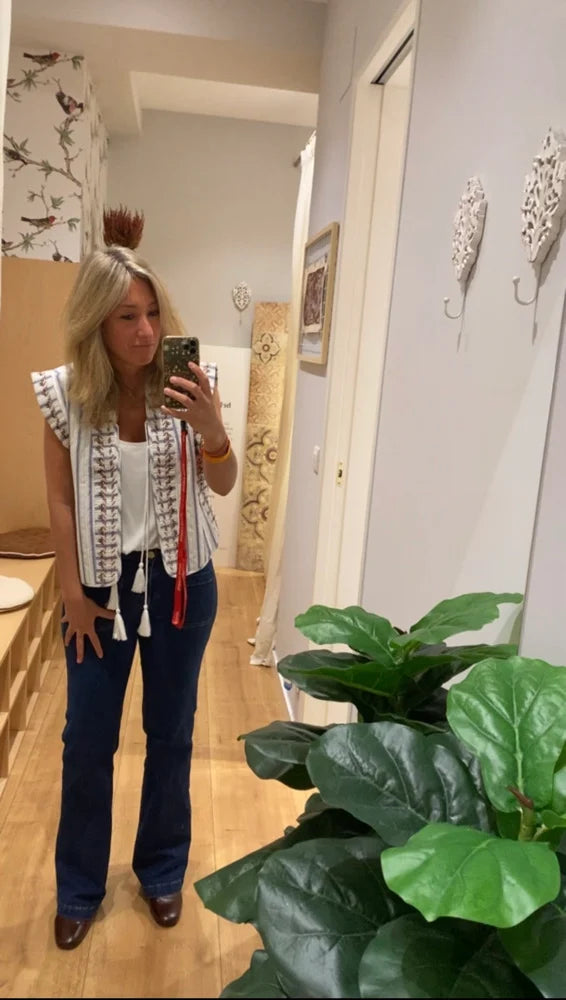 Chaleco Boho Stripes