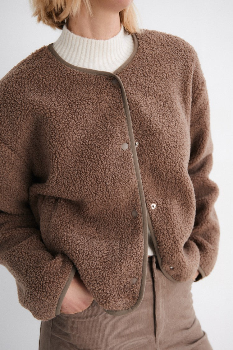 Chaqueta Borreguito Marrón Eloa