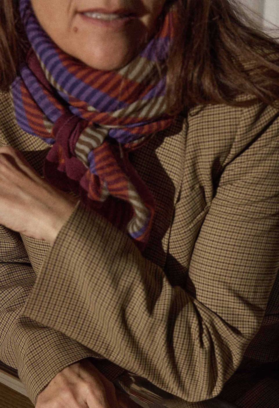 Foulard Lana Bordeaux