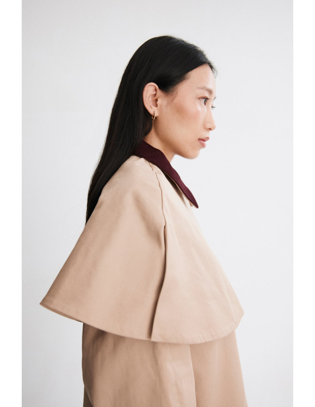 Gabardina Corta Opal Camel
