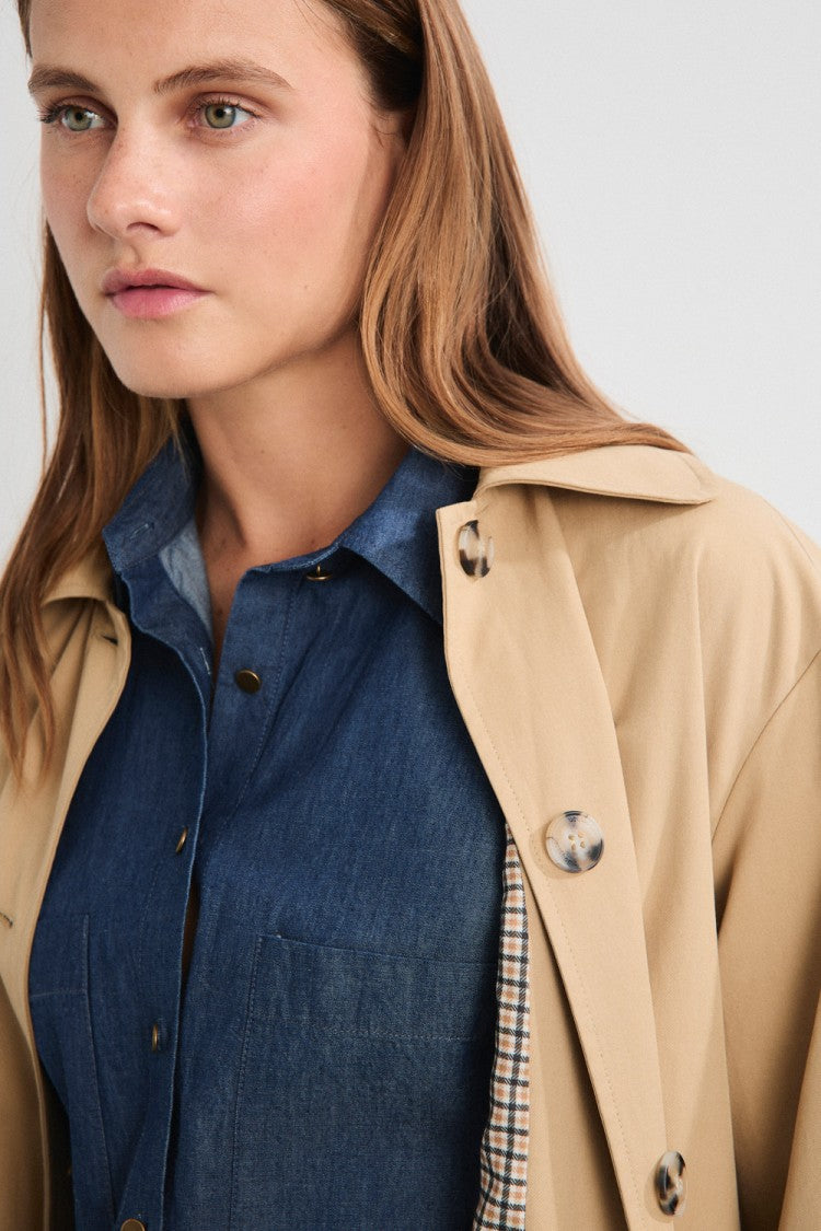 Gabardina Soari Beige