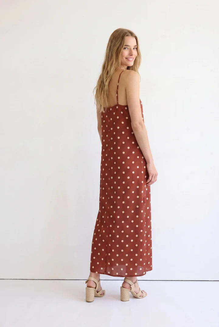 Vestido Sorelle Marrón