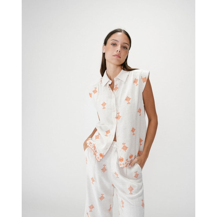 Camisa Wisenna Naranja
