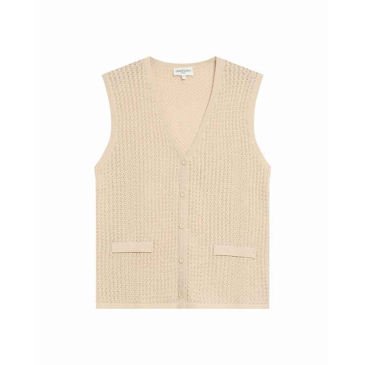 Chaleco Wayne Beige
