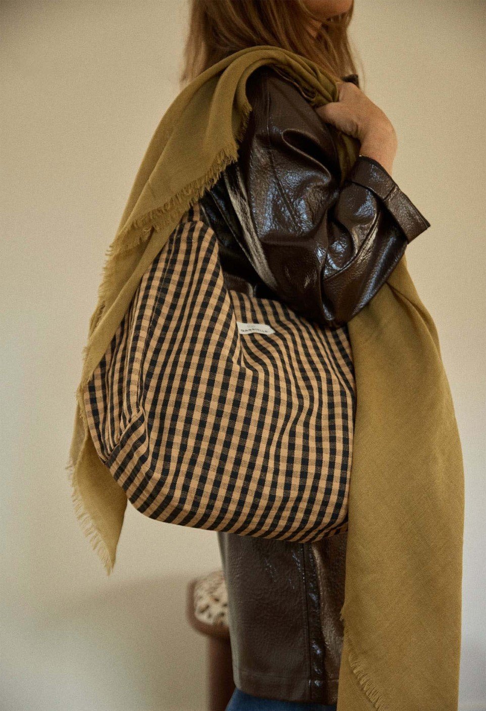 Bolso Vichy Café Gabrielle