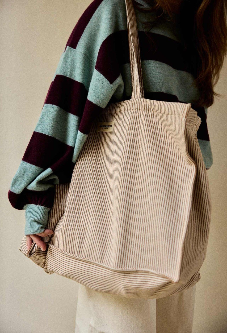 Bolso Rayas Arcilla Gabrielle