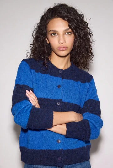 Chaqueta Sawyer Rayas Azul