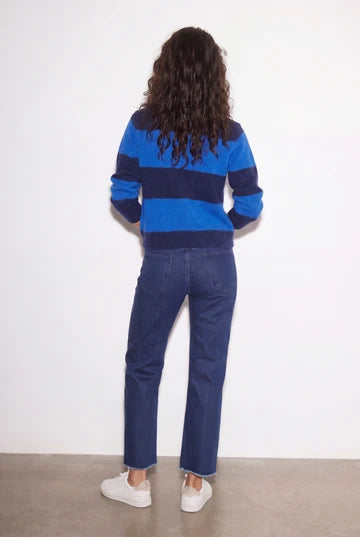 Chaqueta Sawyer Rayas Azul