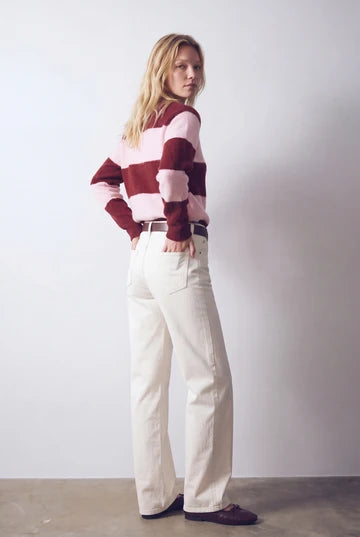 Chaqueta Sawyer Rayas Rosa
