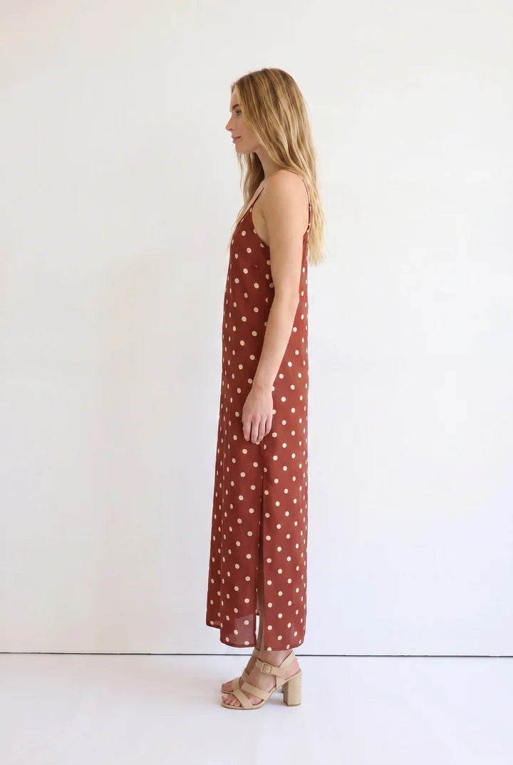Vestido Sorelle Marrón