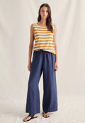 Camiseta Tirantes Stripe Amarillo