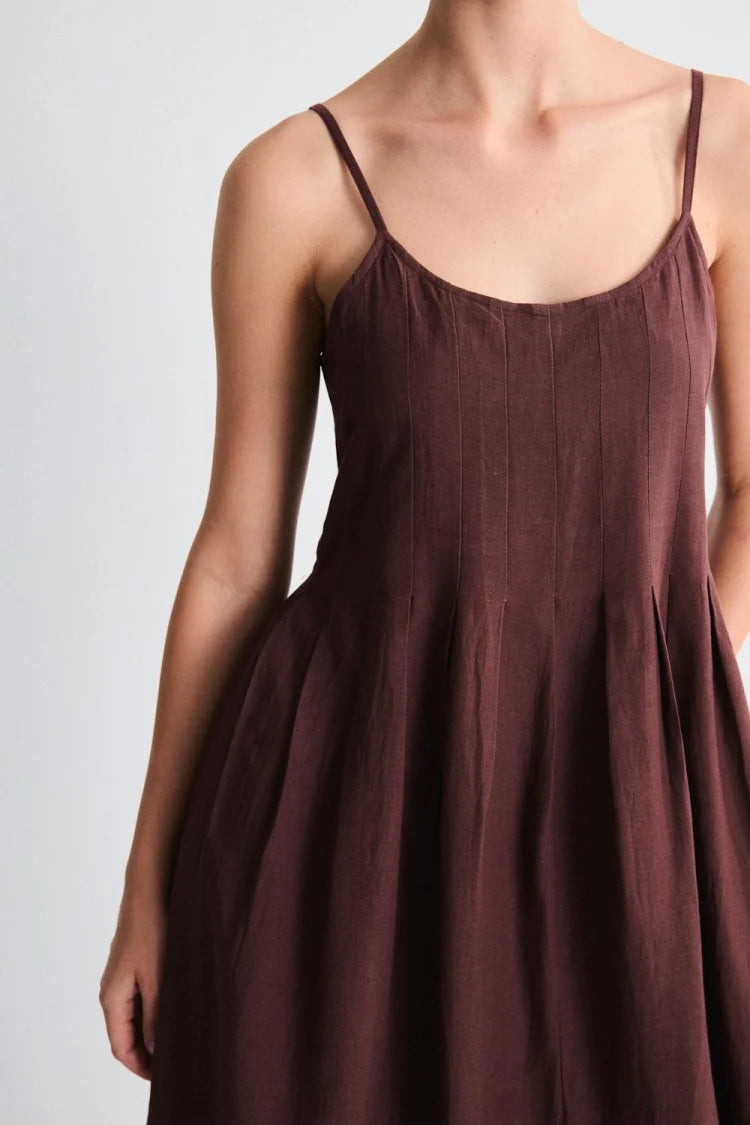 Vestido Soleil Marrón